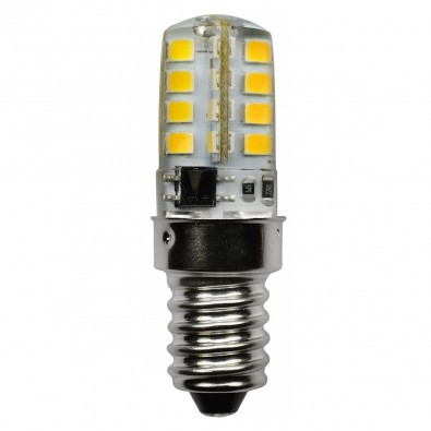 LED-SB3KE14120V LED Light Bulb: 3 watt, 120 volt, 3000K, T5.5, E14