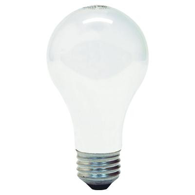 25A/W GE 97492 Light Bulb: 25 watt, 120 volt, frosted white, A19, E26