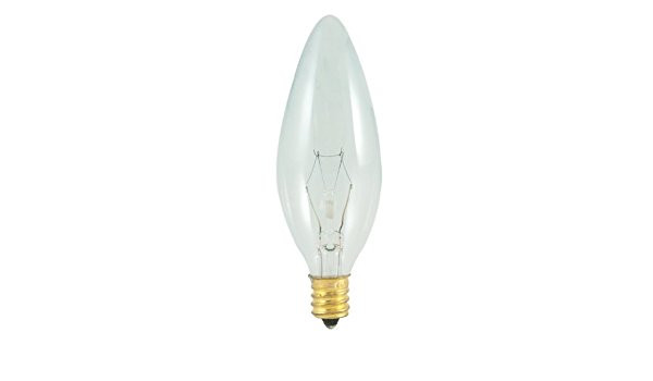 Bulbrite 400540 Light Bulb: 40 watt, 220 volt, blunt tip torpedo, E12