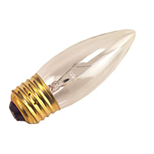 Halco 1015 Light Bulb: 40 watt, clear blunt tip torpedo lamp, E26