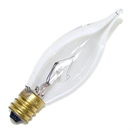 Halco 2020 Light Bulb: 10 watt, 130 volt, petite bent tip torpedo, E12