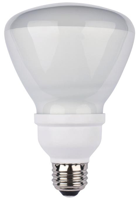 CF15/PAR30LN/28K Light Bulb: 15 watt compact fluorescent, PAR30L 2800K