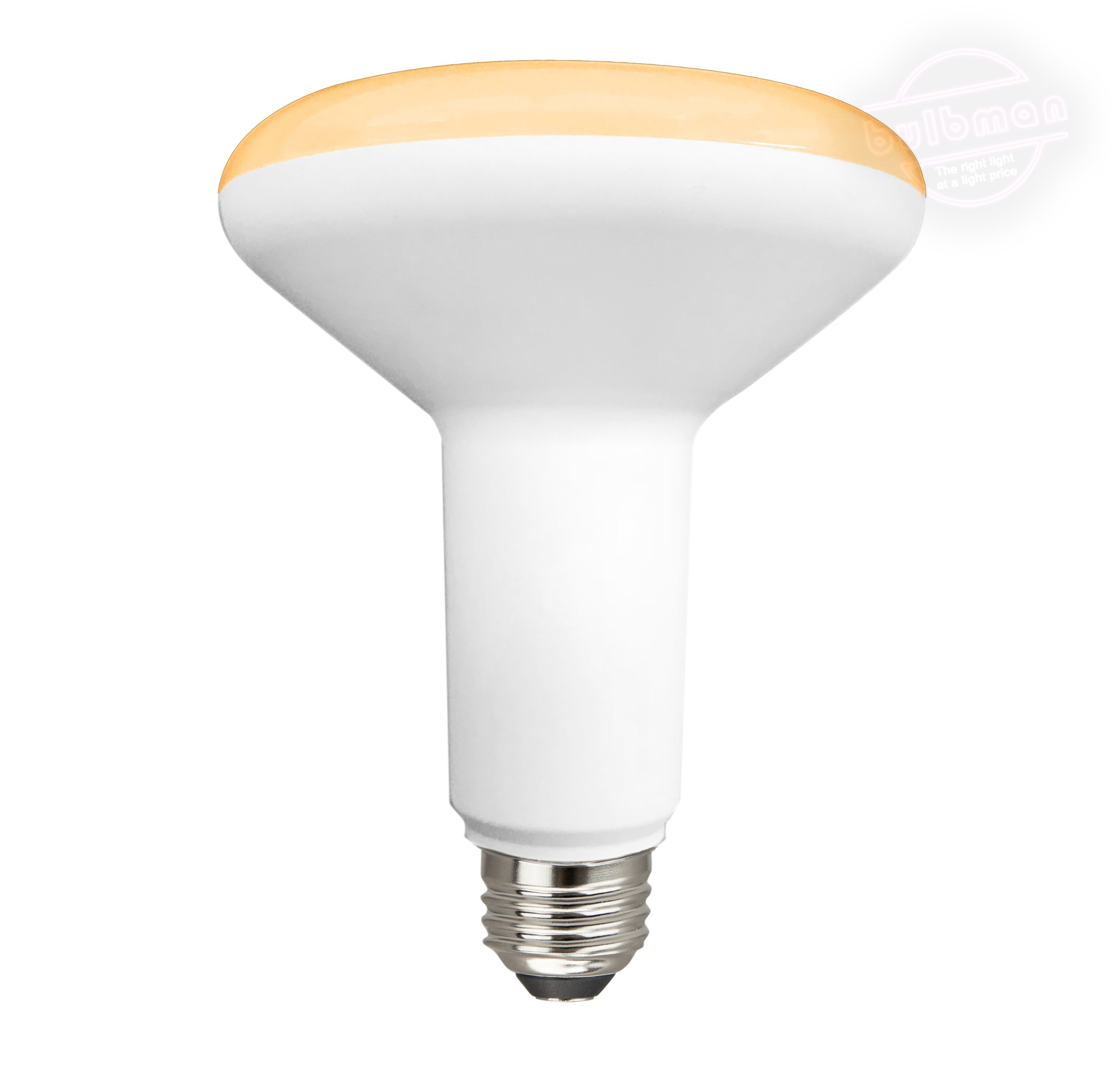 TCP LED Light Bulb: Amber, 12 watt, 120 volt, BR30, E26