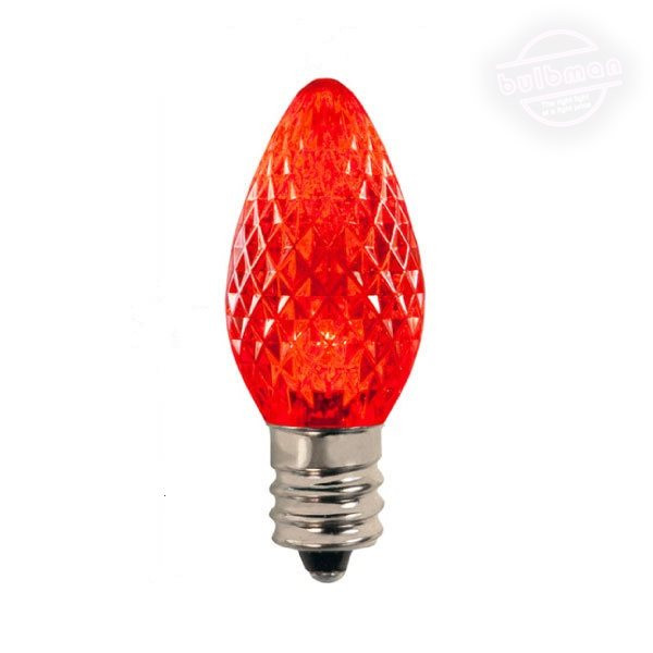 LED/C7/.96W/RED/FACET